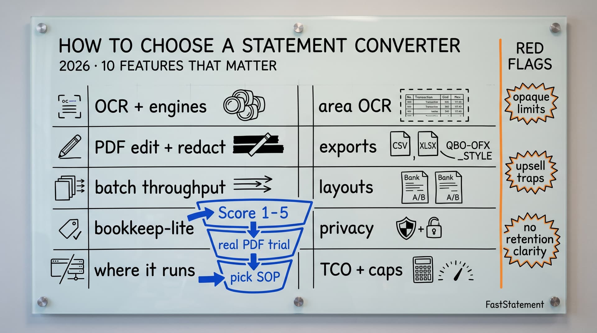 How to Choose the Right Bank Statement Converter in 2026: 10 Features That Matter
