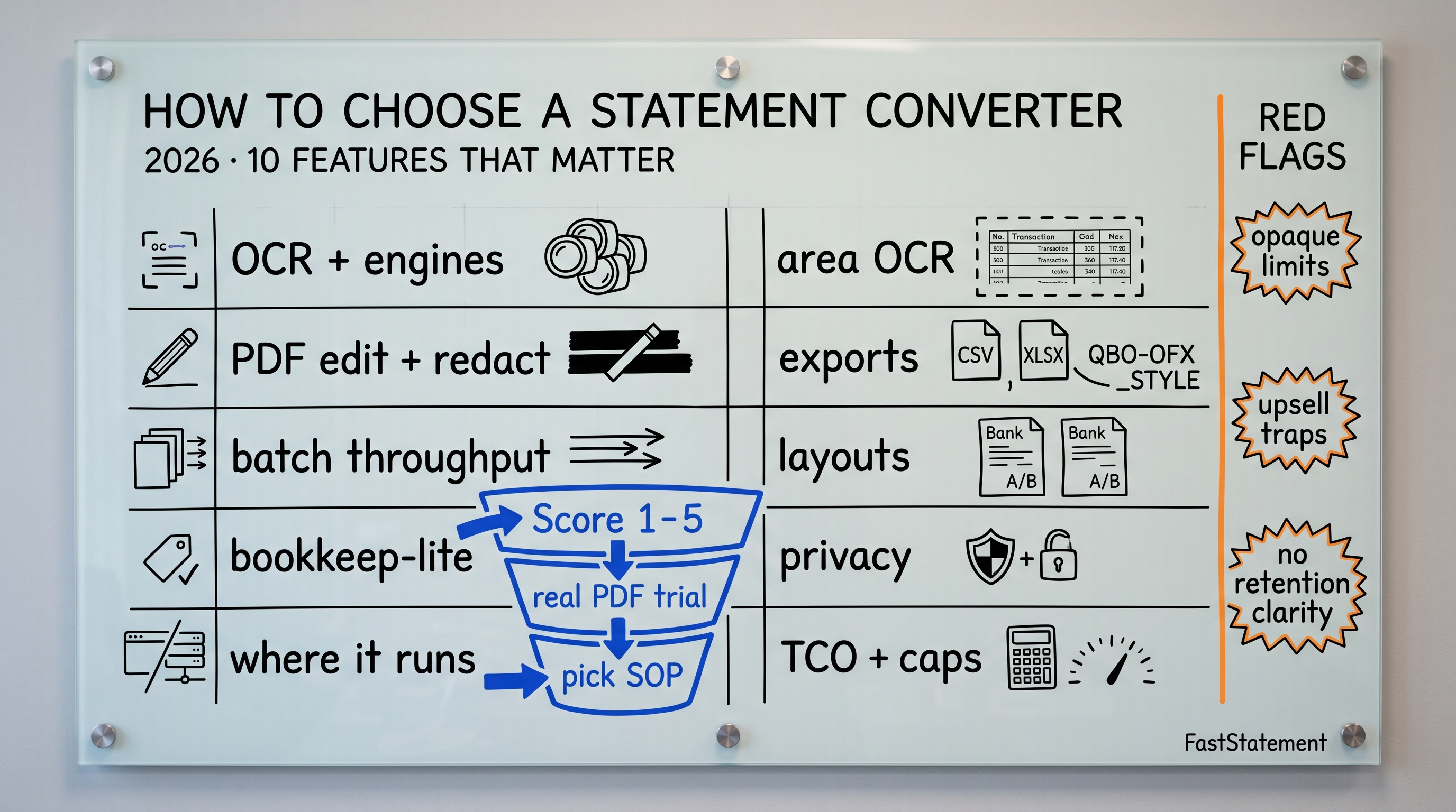 How to Choose the Right Bank Statement Converter in… | FastStatement