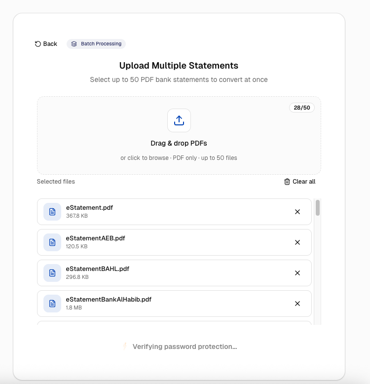 Password detection scan